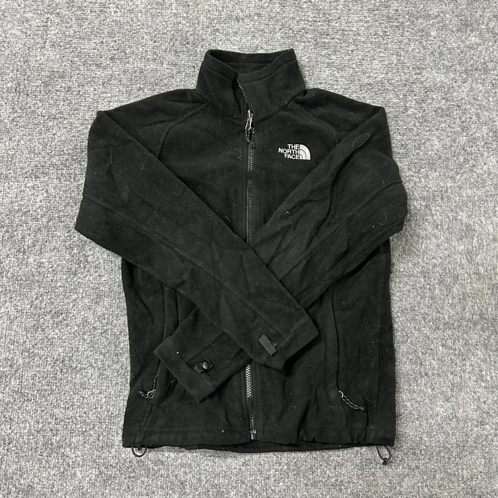 The North Face Fleece Womens Size S Black Full Zip Mock Neck Outdoor Jacket